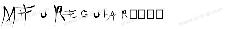 MiFu Regular字体转换
